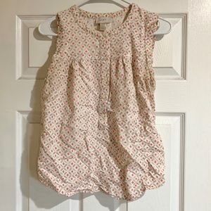 Anne Taylor LOFT Sleeveless Button Up Top